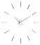 Dizajnové nástenné hodiny I200M IncantesimoDesign chrome 90-100cm