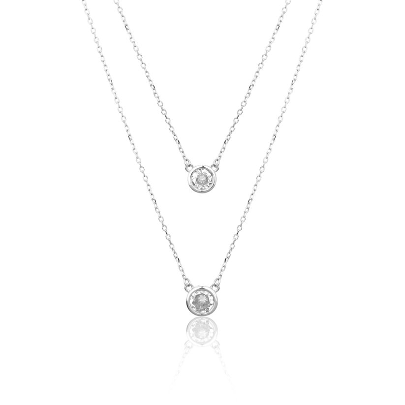 Stříbrný náhrdelník JVD SVLN0325XH2BI45