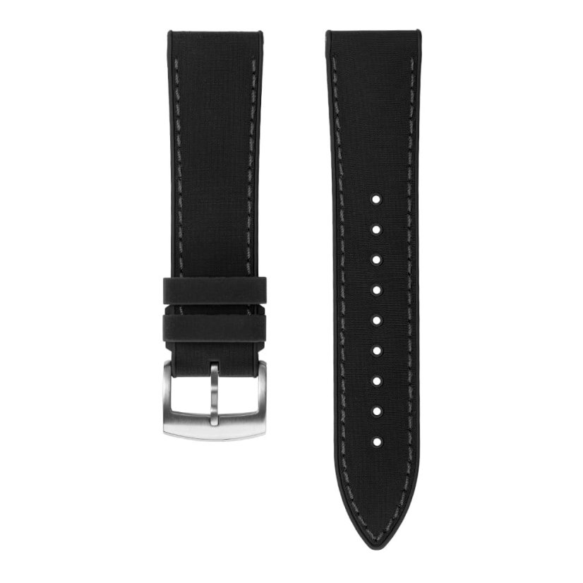 Silikonový řemínek na hodinky PRIM RJ.15357 (22 mm) - černý - RJ.15357.2220.9092.L1
