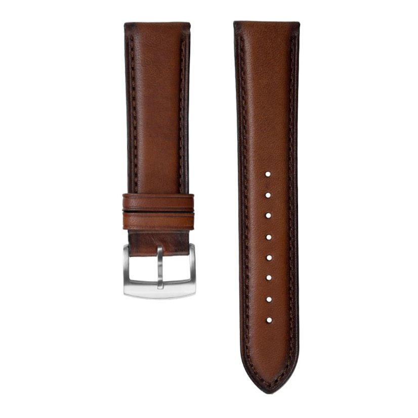 Kožený řemínek na hodinky PRIM RB.15903 (22 mm) - hnědý - RB.15903.2220.5050.S