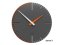 Dizajnové hodiny 10-025 CalleaDesign Exacto 36cm (viac farebných verzií) Farba čierna klasik-5 - RAL9017