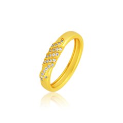 Strieborný prsteň JVD SVLR0923SK6GO55