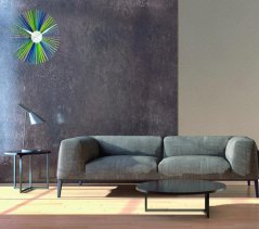TFA 60.3023.30 - Nástenné hodiny veľkosti XXL DAISY