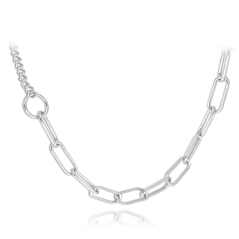 MINET Strieborný náhrdelník v talianskom štýle