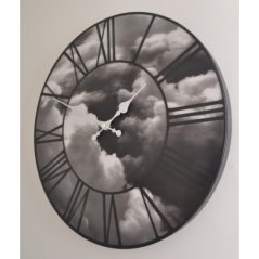 Dizajnové nástenné hodiny 3037 Nextime Clouds 39cm