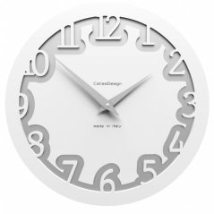 Dizajnové hodiny 10-002 CalleaDesign Labirinto 30cm (viac farebných verzií) Farba ružová lastúra (najsvetlejšia)-31 Dyha šedý koreň - 84