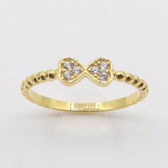 Zlatý prsten AZR2713, vel. 56, 1.7 g