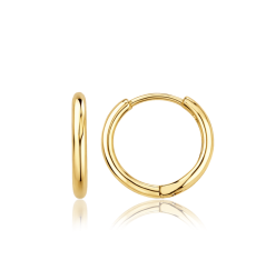 MINET Decentné zlaté náušnice krúžky Au 585/1000 0,80g