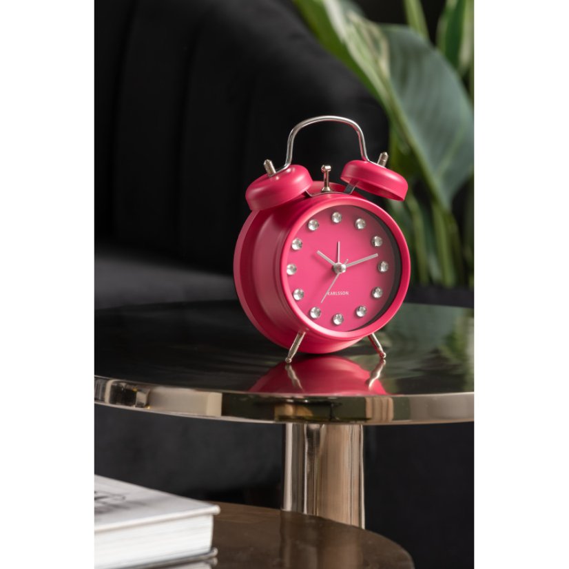 Dizajnový zvoncový budík 6018DP Karlsson 17cm
