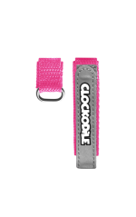 Reflexní růžový řemínek na suchý zip k dětským hodinkám CLOCKODILE CSX0024