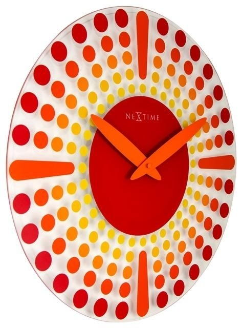 Dizajnové nástenné hodiny 8182ro Nextime Dreamtime 43cm