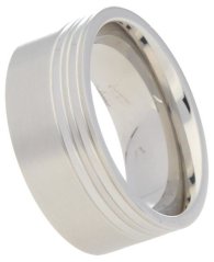 Ocelový prsten JVD SSSTR3001G5