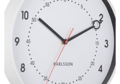 Designové nástěnné hodiny 6038WH Karlsson 32cm