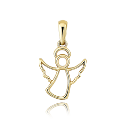 MINET Elegantní zlatý přívěs anděl Au 585/1000 0,60g