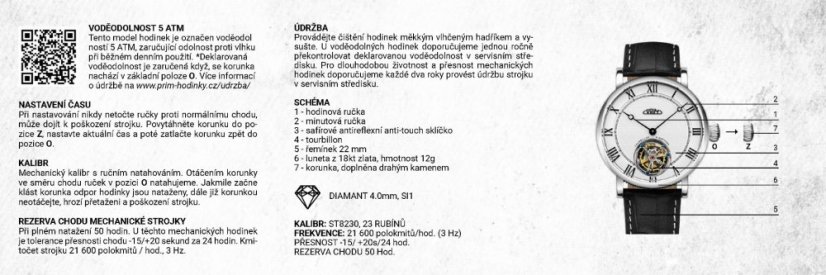 PRIM Tourbillon Bedřich Smetana - A - W91P.13234.A