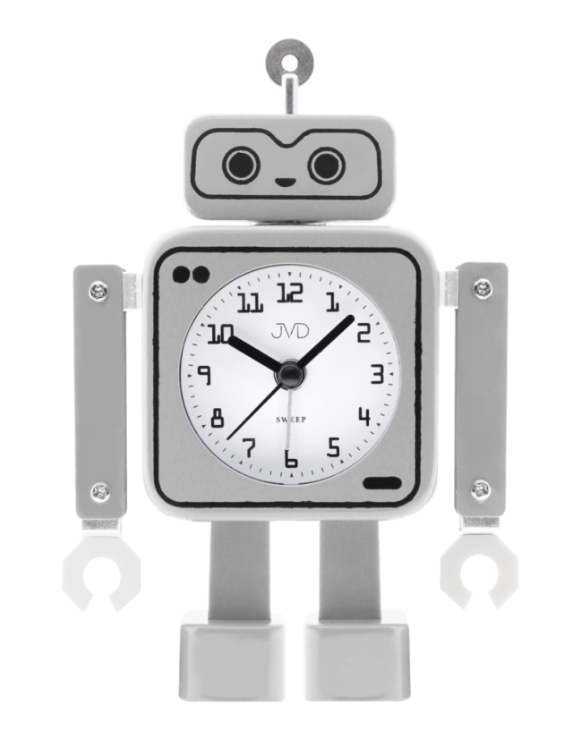 Detský budík ROBOT s tichým chodom JVD SRP2305.2