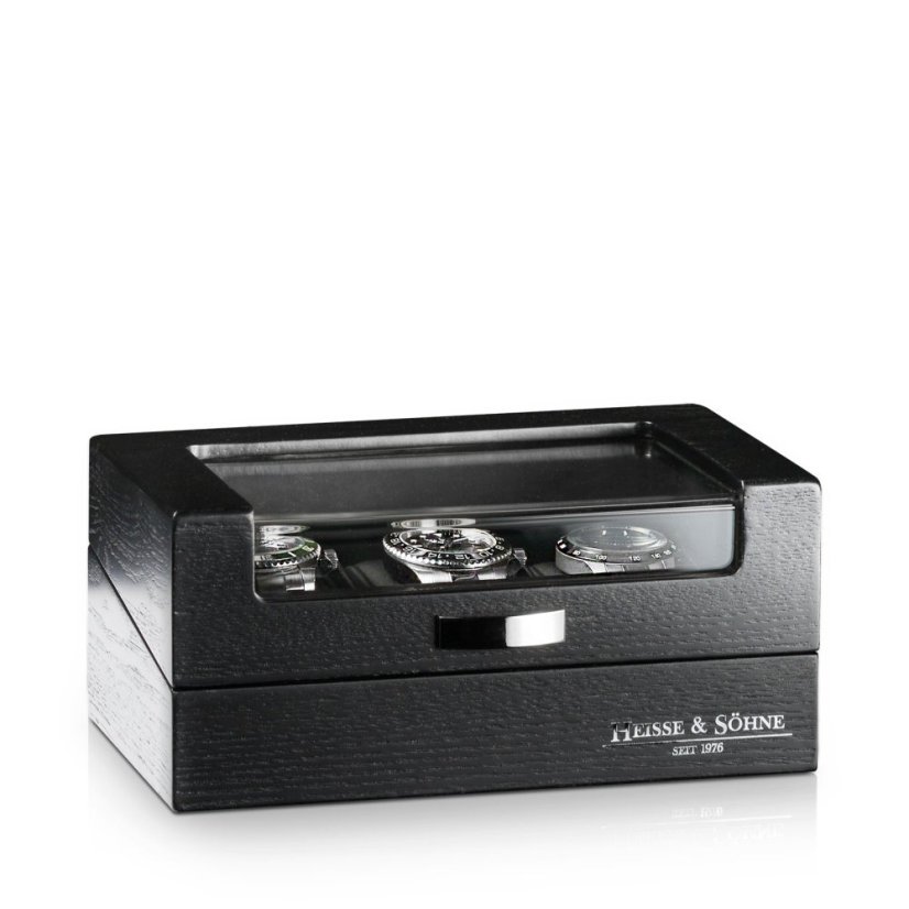 Kazeta na hodinky HEISSE & SÖHNE 70019-145 HS Oxford 3 - Dark Oak