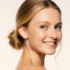 MINET Strieborné náušnice strom života