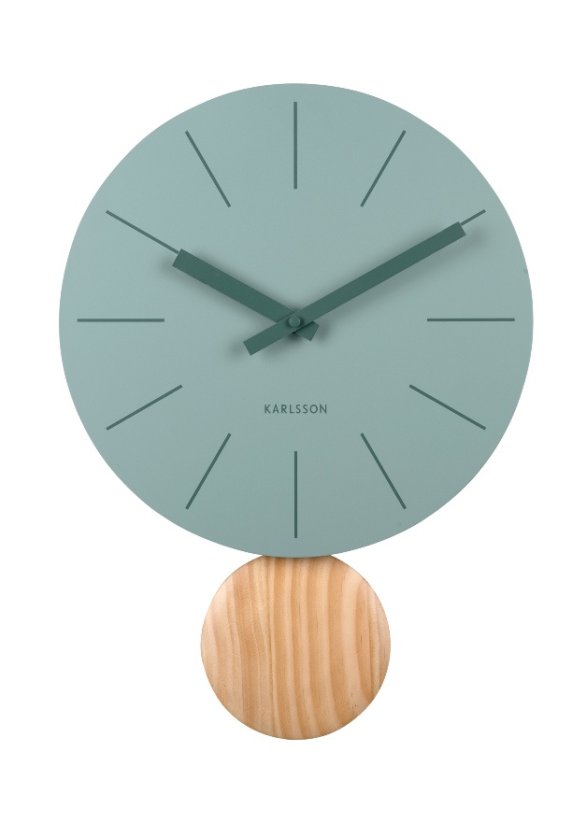 Dizajnové kyvadlové hodiny 5967GR Karlsson 41cm