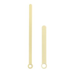 Kovové hodinové ručičky B4 (95 mm, 62 mm) - zlaté - Ručičky hodinové B4 pár
