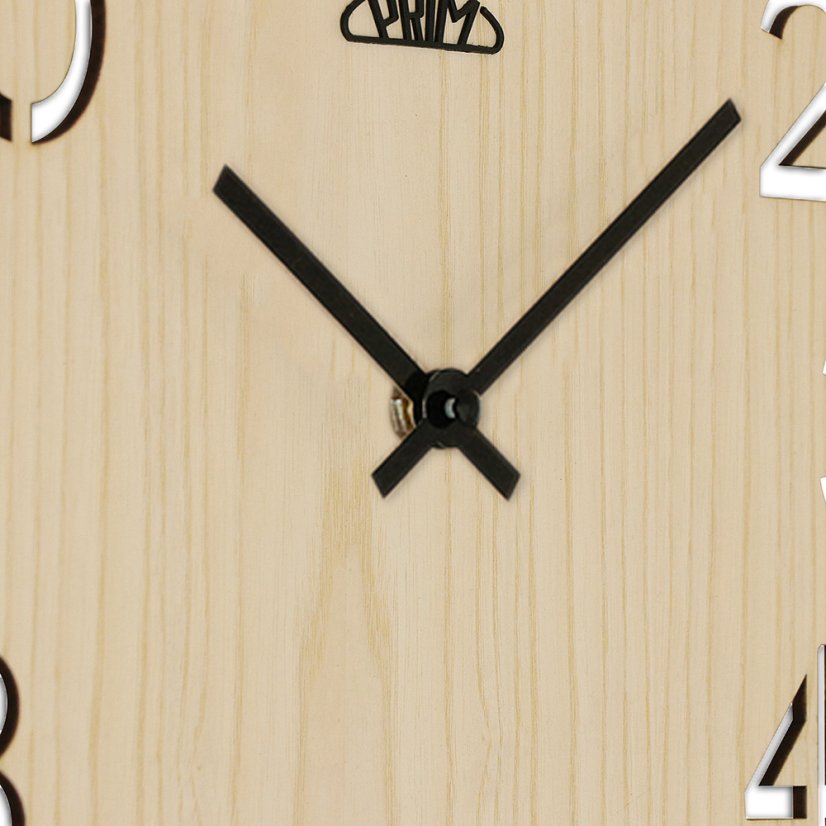 Nástenné hodiny s tichým chodom PRIM Authentic Veneer - A - E07P.4242.53
