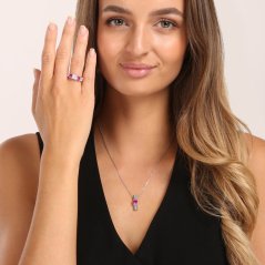 Strieborný náhrdelník JVD SVLN0922SK6R145