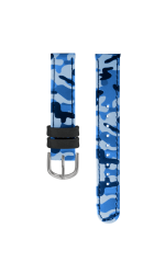 CLOCKODILE Modrý maskáčový řemínek k dětským hodinkám