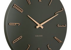 Dizajnové nástenné hodiny 6072GR Karlsson 40cm