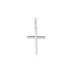 Zlatý přívěsek z bílého zlata křížek ZP0415XJ70-8400 (585/1000) 0,84g