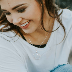 Strieborný náhrdelník MINET Stars Škorpión Czech Crystal JMAS9511SN45