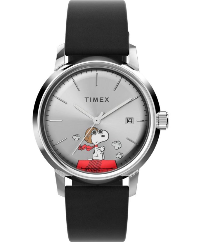 Timex Peanuts Marlin Automatic Snoopy Flying Ace TW2W496007U
