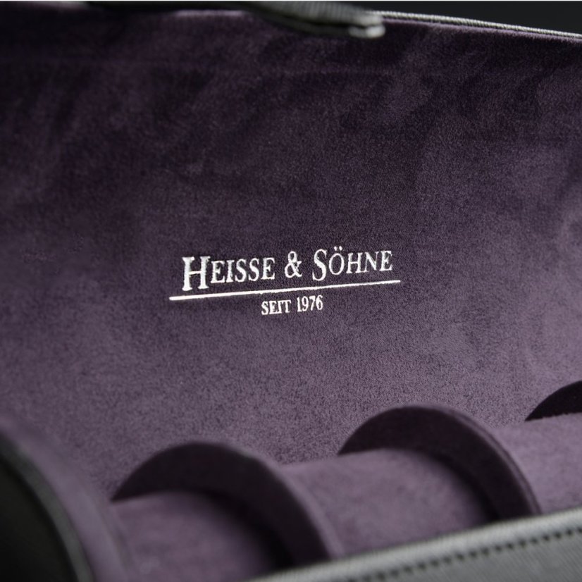 Puzdro na hodinky HEISSE & SÖHNE 70019-164 Rondo 5 Black/Violet