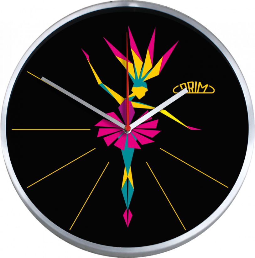 Nástěnné hodiny PRIM DESIGN BY BALLERINA (E04.2966)