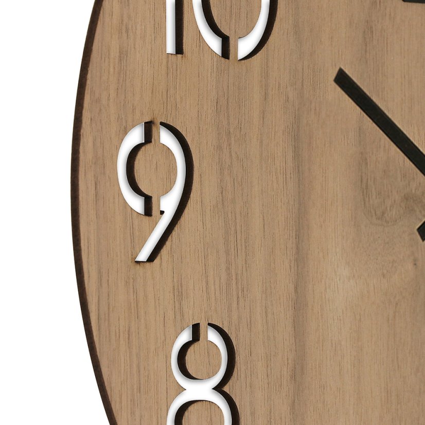 Nástenné hodiny s tichým chodom PRIM Authentic Veneer - C - E07P.4242.54