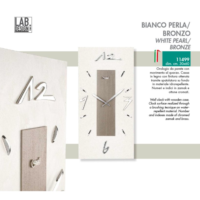 Designové nástěnné hodiny 11499 Lowell 60cm