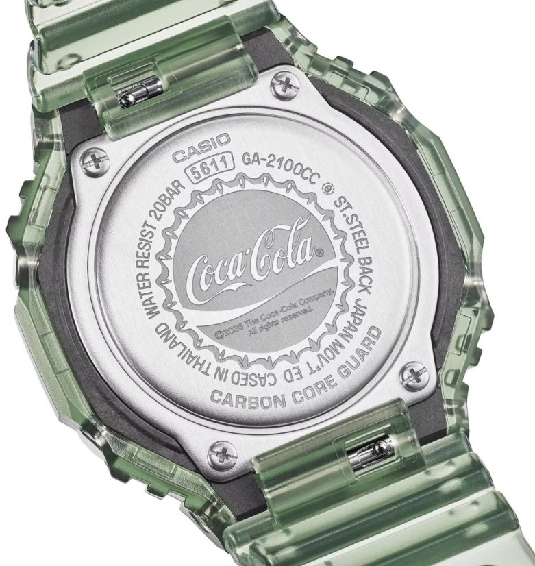 CASIO GA-2100CC-3AER G-Shock Carbon Core Guard Coca-Cola® Collaboration