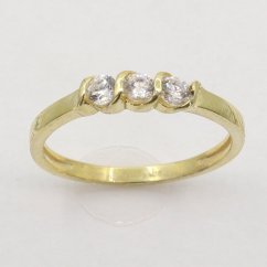Zlatý prsten AZ915, vel. 55, 1.6 g