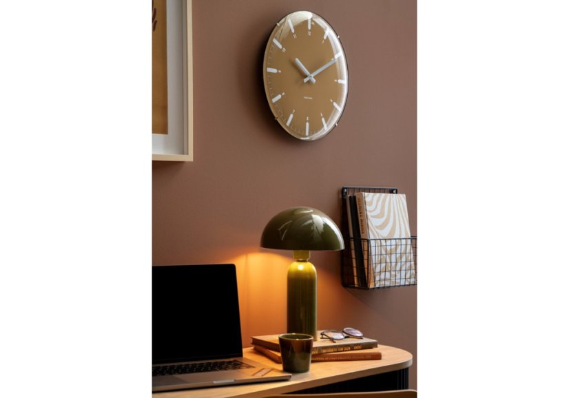 Dizajnové nástenné hodiny 6086YE Karlsson 35cm