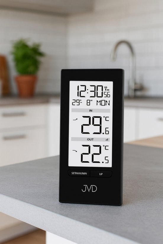 Digitálny bezdrôtový teplomer JVD T3348.1