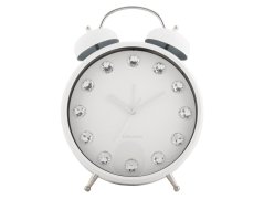 Dizajnové stolné hodiny - budík 6019WH Karlsson 30cm
