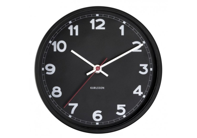 Dizajnové nástenné hodiny 5846BK Karlsson 22cm