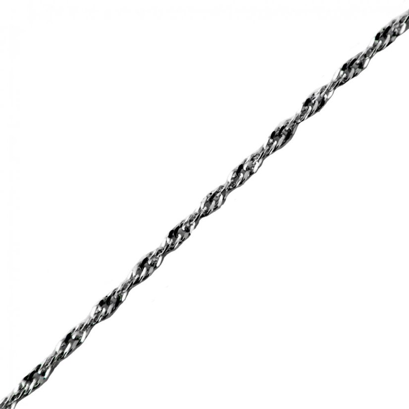 Zlatý řetízek SING020W, vel. 50, 1.2 g
