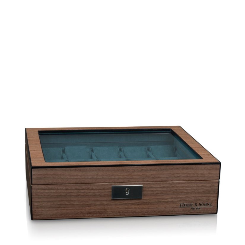 Kazeta na hodinky HEISSE & SÖHNE 70019-182 HS Borneaux 10+ Walnuss