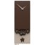 Dizajnové hodiny 56-11-1 CalleaDesign Merletto Pendulum 59cm (viac farebných verzií) Farba čokoládová-69 - RAL8017