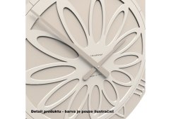 Dizajnové hodiny 10-202 CalleaDesign 60cm (viac farieb) Farba čierna klasik-5 - RAL9017