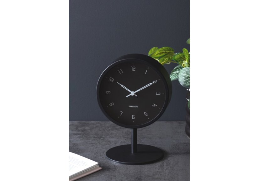 Dizajnový stolný hodiny 5951BK Karlsson 23cm