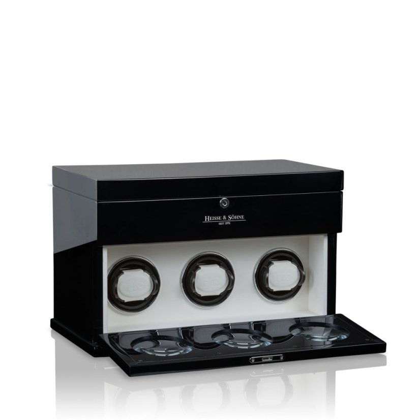 Natahovač hodinek HEISSE & SÖHNE 70019-244.142 Loop 3+5 Prime - Black