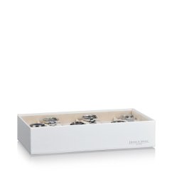 Kazeta na hodinky HEISSE & SÖHNE 70019-124.42 HS Mirage XL - dolní modul pro 12 hodinek - Creme