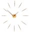Dizajnové nástenné hodiny Nomon Merlin Gold Small 70cm