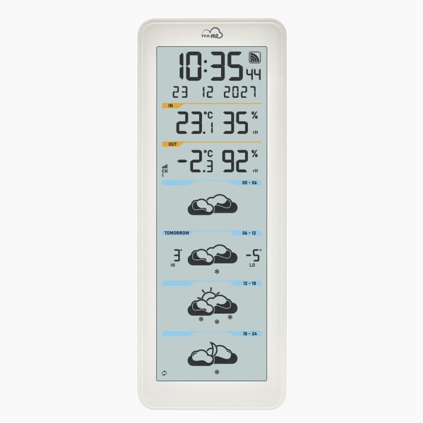 TFA 35.8108.02 - Bezdrôtová WiFi meteostanica s múdrou predpoveďou TFA.me ID-06
